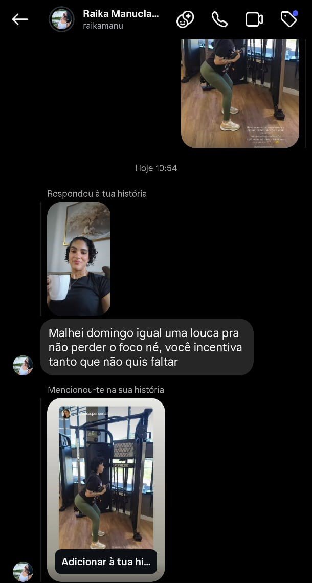 Depoimento de aluno