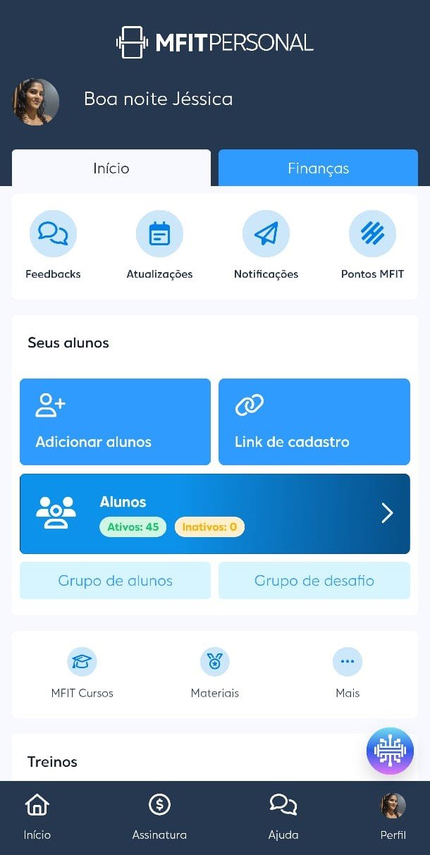 Acompanhamento por software — planilha personalizada